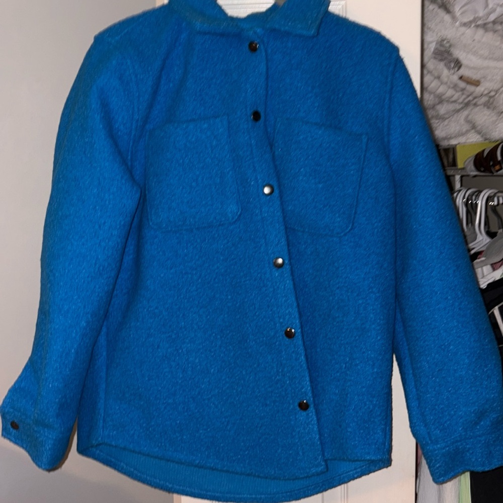 Fabrik Blue Button Down Jacket